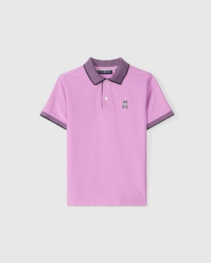 Polos Psycho Bunny Southport Pique Polo Shirt Violette Enfant | AOX-61599716